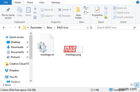 Rainmeterを使ってWindowsデスクトップのカスタムアイコンを作成する方法