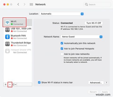Macでネットワーク設定をリセットする方法【Wi-Fi再接続・設定ファイル削除・ターミナル対応】