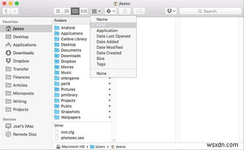 Macの全フォルダをデフォルトの表示・並べ替え設定にリセットする方法