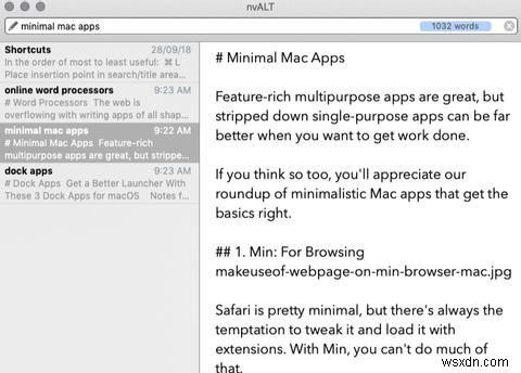 ワークフローを簡素化する11のミニマリストMacアプリ