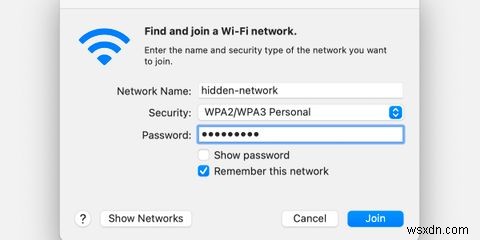 macOSで隠しWi-Fiネットワーク(SSID非表示)に接続する方法