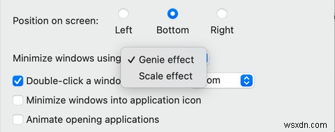 MacのGenieエフェクトを無効化して、動作を今すぐ快適にする方法