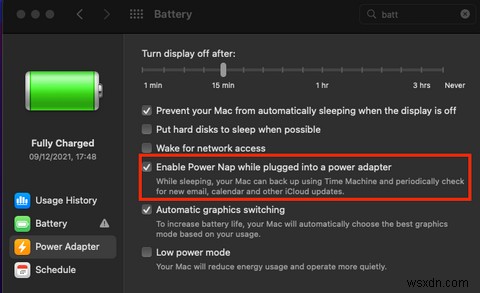 Macの「Power Nap」機能とは？有効・無効にする方法をわかりやすく解説