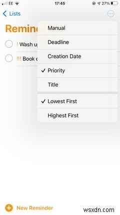 Appleのリマインダーアプリで優先度タグを使う方法【設定から並べ替えまで】