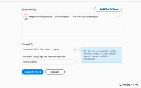 MacでPDFをWordに変換する4つの方法を徹底解説