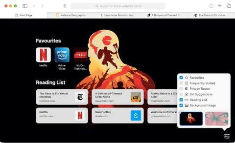 macOSのSafariスタートページをカスタマイズして使いやすくする方法