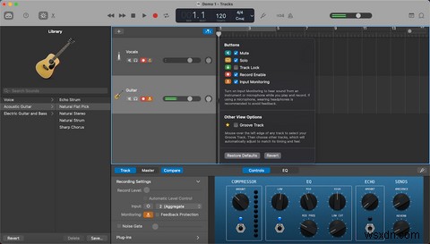 MacのGarageBandで複数のUSBマイクを同時に録音する方法