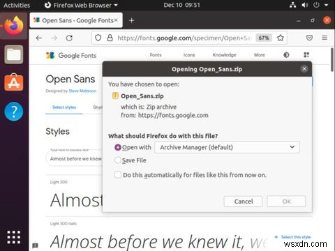 UbuntuでGoogle Fontsをダウンロード・インストールして使う方法｜手動とTypeCatcherの2つの手順を解説