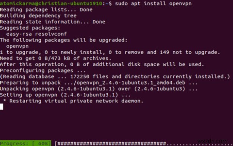 Ubuntu LinuxにVPNクライアントをインストールする方法を徹底解説