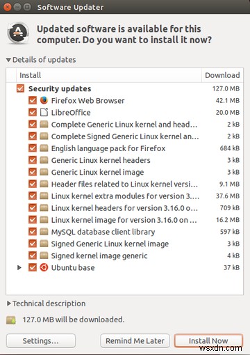 Ubuntuアップデートマネージャーの問題を克服する方法