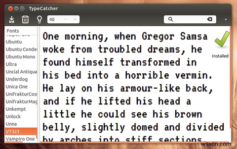 【Linux】Googleフォントを素早くインストールできるフリーアプリ「TypeCatcher」の使い方