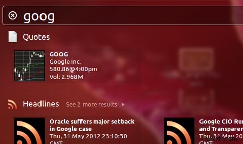 Ubuntuダッシュボードを強化!ニュース・株価・天気・Spotifyまで「レンズ」で一括検索する方法