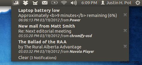 【Linux】Ubuntuデスクトップですべての通知を見逃さず確認する方法