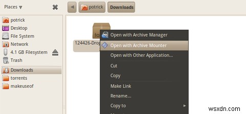 クリック2回で任意のアーカイブファイルをマウントする方法【Ubuntu】