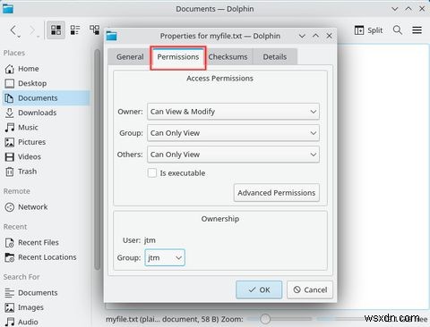 Linuxデスクトップでファイルのアクセス権を変更する方法【GNOME・KDE Plasma・Cinnamon・XFCE対応】