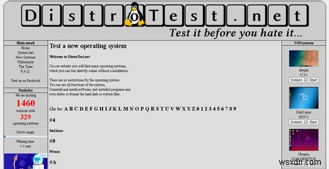 DistroTestを使えばインストール不要!ブラウザ上でLinuxディストリビューションを試す方法