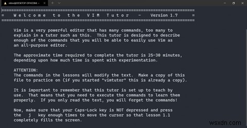 Vimtutorを使ってLinuxのVimテキストエディタをマスターしよう