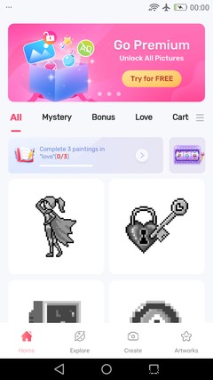 Androidで使えるおすすめカラーバイナンバー(数字塗り絵)アプリ9選