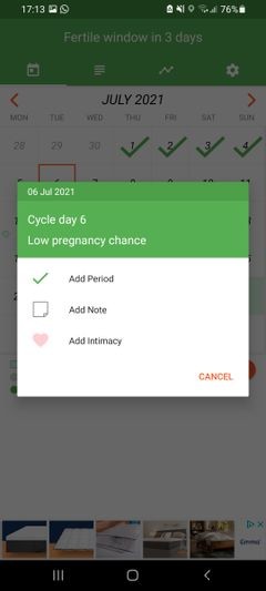 Androidで使える無料の生理管理アプリおすすめ8選