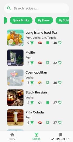 カクテル作りに役立つおすすめAndroidアプリ6選|自宅でバーテンダー気分を味わおう