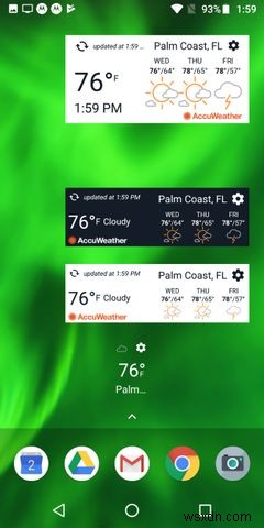 Androidで使いたいおすすめ天気ウィジェット7選