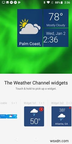 Androidで使いたいおすすめ天気ウィジェット7選