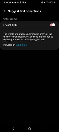 Galaxy純正キーボードでGrammarlyを有効・無効にする方法【サムスン端末対応】
