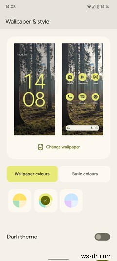 Android 12スマホのカスタマイズ方法：Material Youで壁紙と配色を自在に変える