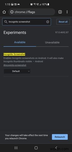 Androidのシークレットモードでスクリーンショットを撮る方法|Chrome・Edge・Firefox・Opera対応