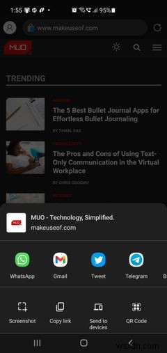 Androidのシークレットモードでスクリーンショットを撮る方法|Chrome・Edge・Firefox・Opera対応