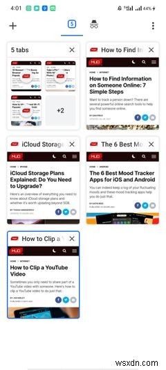 Android版Chromeでタブグループを作成・管理・無効化する方法