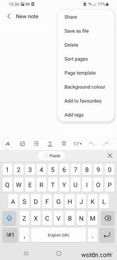 Samsung Notesアプリをもっと活用するための9つの便利テクニック