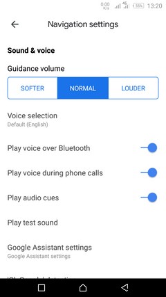 AndroidのGoogleマップでナビゲーションの音声と言語を変更する方法