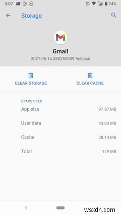 Androidで「残念ながら、Gmailが停止しました」エラーが出たときの直し方