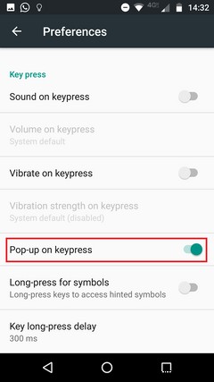 Android・iOSでキーを押したときのポップアップ表示をオフにする方法