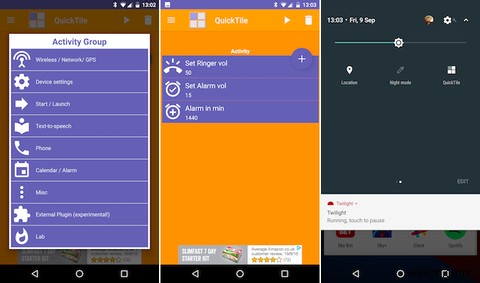 Android 7.0 Nougatのクイック設定パネルをカスタマイズ！おすすめタイルアプリ8選