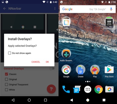 Android Nougat風ナビゲーションバーを今すぐ試せる！RROレイヤーで使えるおすすめテーマ3選