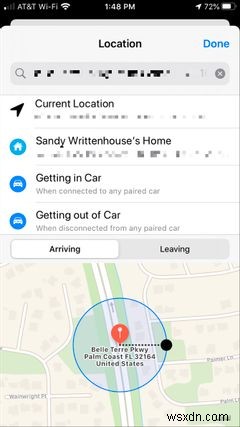 iPhoneのリマインダーで位置情報アラートを設定する方法