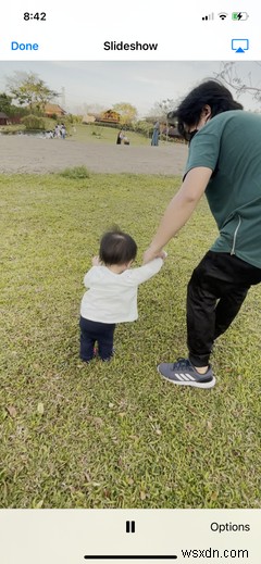 iPhone・iPadの「写真」アプリでスライドショーを簡単に作成・再生する方法
