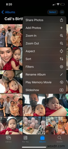 iPhone・iPadの「写真」アプリでスライドショーを簡単に作成・再生する方法