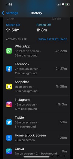 iPhone・iPadでバッテリーを消費しているアプリを見つけて対処する方法