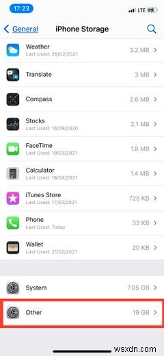 iPhoneの「その他」ストレージをクリアして空き容量を増やす方法