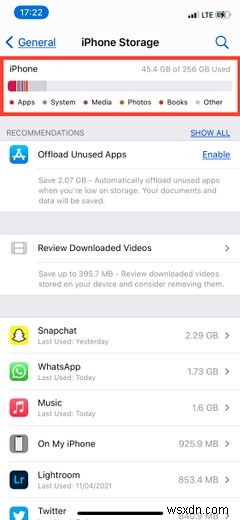 iPhoneの「その他」ストレージをクリアして空き容量を増やす方法