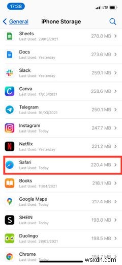 iPhoneの「その他」ストレージをクリアして空き容量を増やす方法