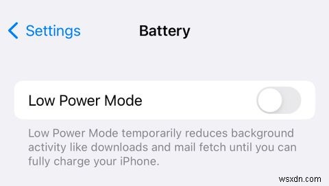 iPhone・iPadの低電力モードをオフにする方法【設定手順を解説】