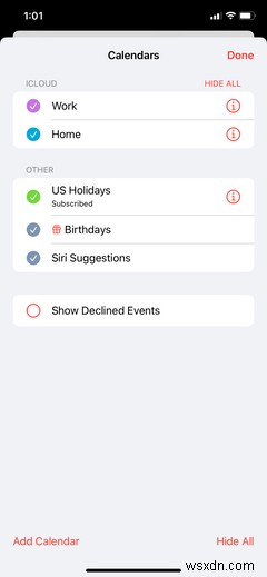 iPhoneでカレンダーを削除・非表示にする方法をわかりやすく解説