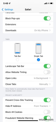 Safariの「Webサイトの着色」とは？iOS 15でオフにする方法を解説