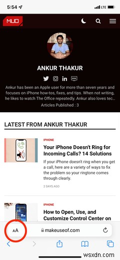 iOS 15でiPhoneのSafari検索バーを画面上部に戻す2つの方法