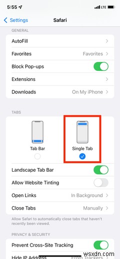 iOS 15でiPhoneのSafari検索バーを画面上部に戻す2つの方法