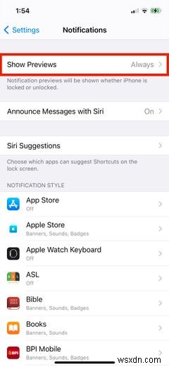 iPhoneのロック画面で通知プレビューを非表示にする方法【アプリ別・一括設定】